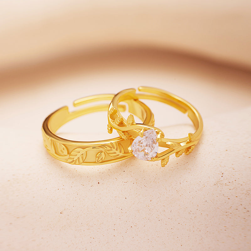 Couple Rings - Buy Couple Rings Online in India | Myntra